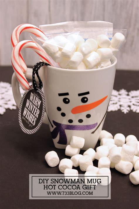 diy snowman mug hot cocoa t inspiration made simple