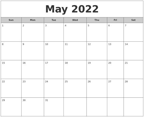 June 2022 Calendar Pages