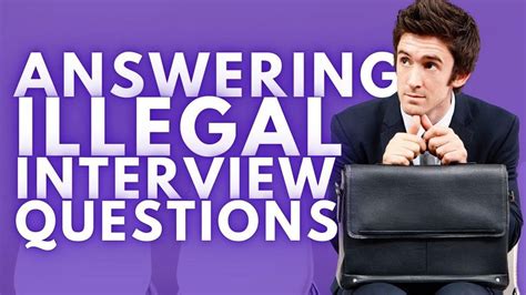 Types Of Illegal Interview Questions Work It Daily