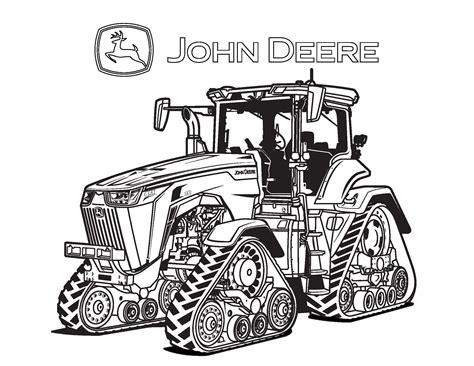 Tracteur Dessin Facile Coloriage Tracteur John Deere Coloriages A