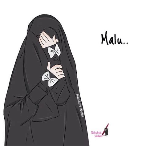 Gambar Kartun Muslimah Bercadar Malu Gambar Kartun Gambar Kartun Hijab