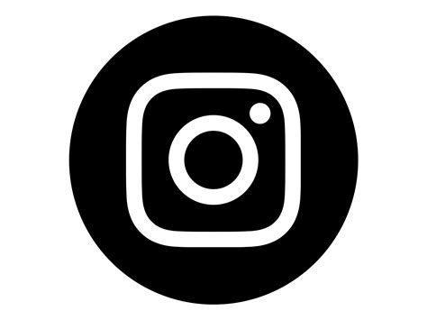 Instagram Icon White on Black Circle | New instagram logo, Instagram logo transparent, Instagram ...