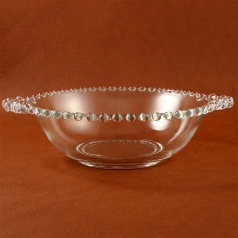 Imperial Glass Candlewick Handled Bowl B Vintage Etsy Candlewick