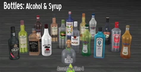 Around The Sims 4 Syrup Drinks Sims 4 Downloads