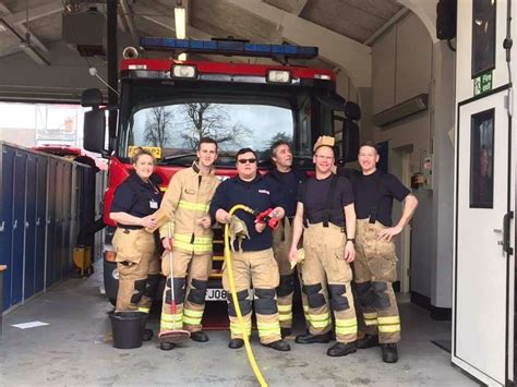 Rutland Firefighters Raise Money For The Firefighters Charity By Washing Cars At The Stations