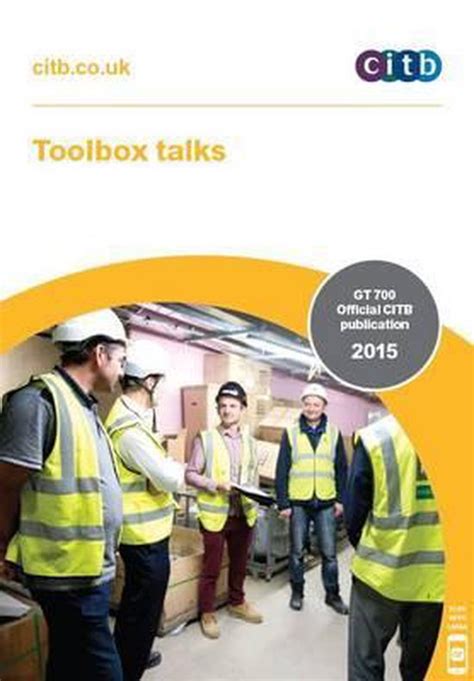 Toolbox Talks 9781857514070 Citb Boeken