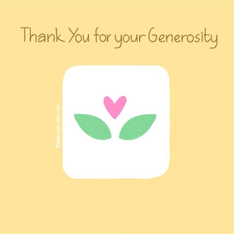 15 Genuine Thank You For Your Generosity Notes
