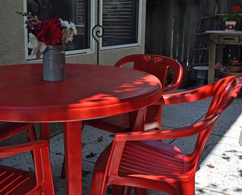 Patio Furniture Makeover Im In Love With Spray Paint