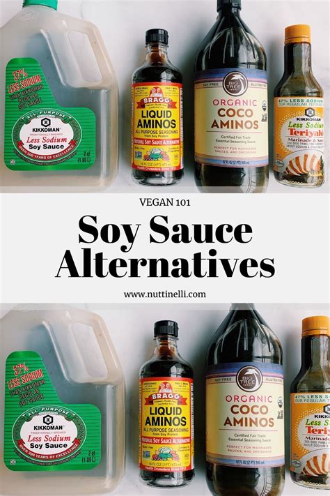 Two Great Soy Sauce Substitutes To Use Nutti Nelli