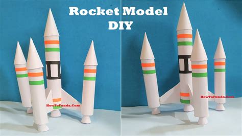 Rocket Model Diy At Home Easily For Science Project Howtofunda Youtube