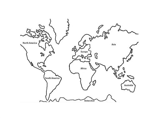 Países do mapa do mundo para colorir imprimir e desenhar Colorir Me
