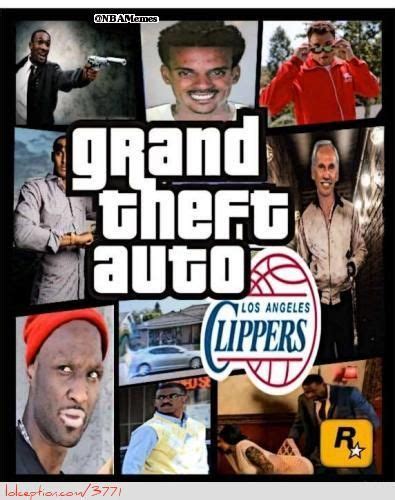 Kawhi leonard was a man on everyone's mind throughout free agency and over the weekend, he finally announced t. GTA: Clippers Edition! - http://weheartnyknicks.com/nba-funny-meme/gta-clippers-edition | Nba ...