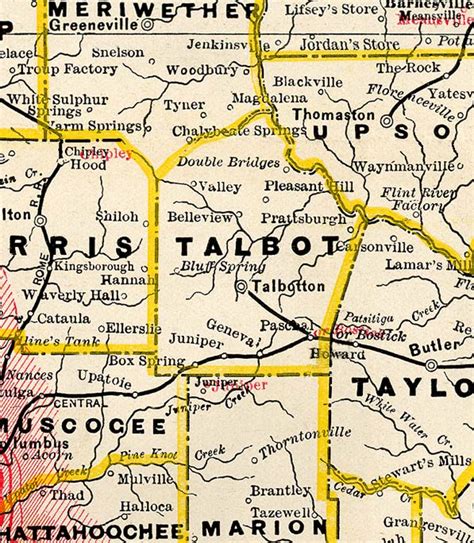 Maps Talbot County Gagenweb
