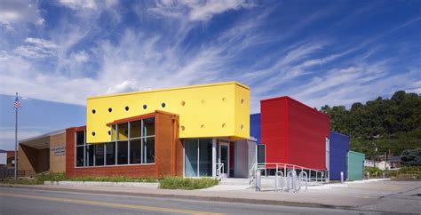Colorful Corrugated Wall Panels Provide Bright New Look For Community