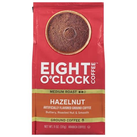 Eight O Clock Coffee Coffee Ground Medium Roast Hazelnut Publix