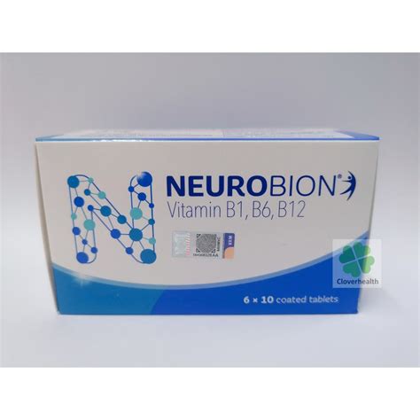 neurobion vitamin b1 b6 b12 60s [exp 7 2023] strengthen nerves shopee malaysia