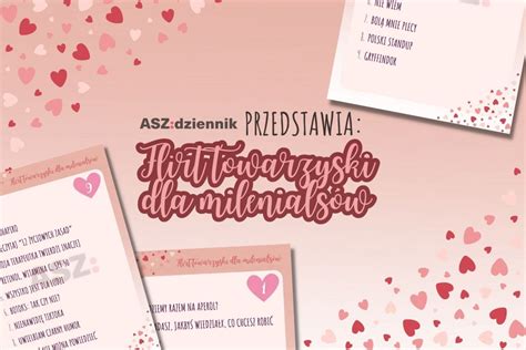 Karty do flirtu towarzyskiego dla milenialsów GOTOWE DO WYDRUKU