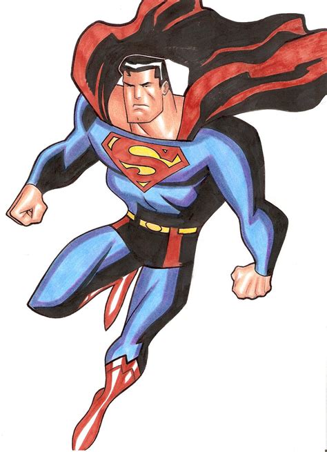 Superman Bruce Timm Style By Chubeto On Deviantart