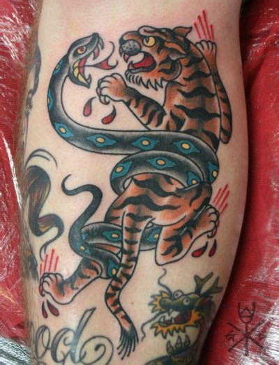 Tiger And Snake Sailor Jerry Tattoos Pinterest Sailor Jerry