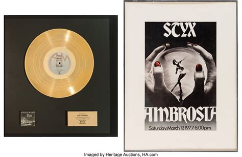 Styx Equinox Gold Record Award Aandm Sp 4559 1975 With Lot 89545