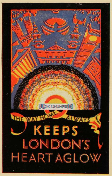 London Underground Poster Vintage Looks Good On This City London
