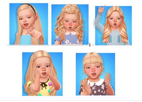 Sims 4 Cc Short Hair Maxis Match Kid Rewapure