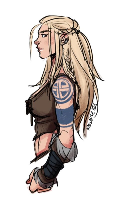 new character freya a norse woman been inspired to make another barbarian norse viking type