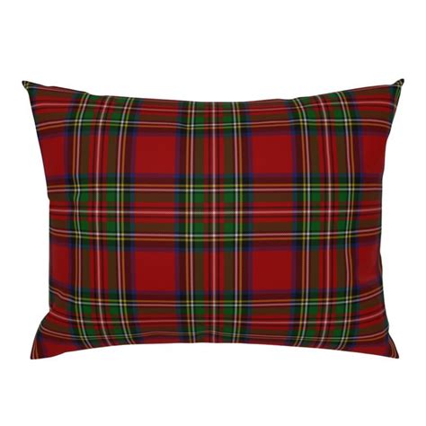 Royal Stewart Tartan Clan Standard Pillow Sham Royal Stewart Tartan