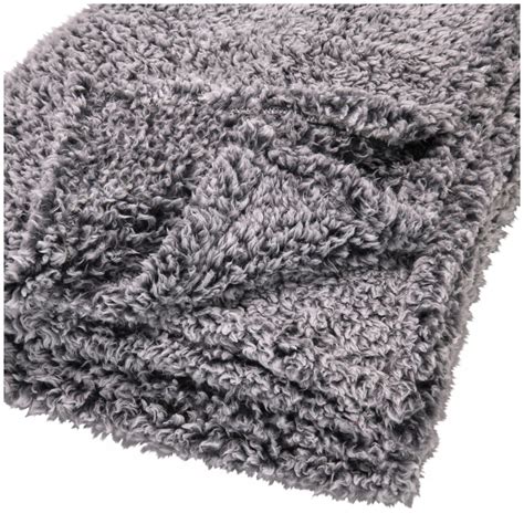 Mainstays Extra Plush Lightweight Sherpa Throw Blanket 50 X 60 Gray