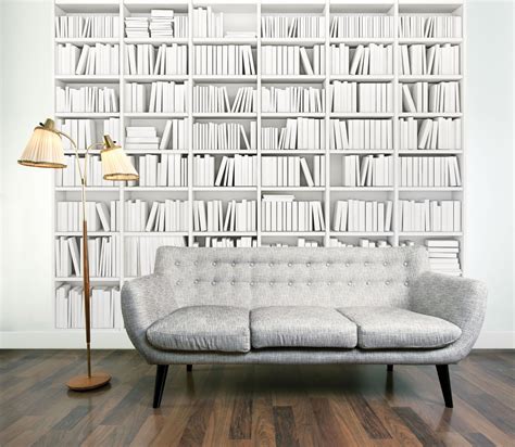 The great collection of how to wallpaper a bookcase for desktop, laptop and mobiles. Library Wall Mural | PlasticBanners.com