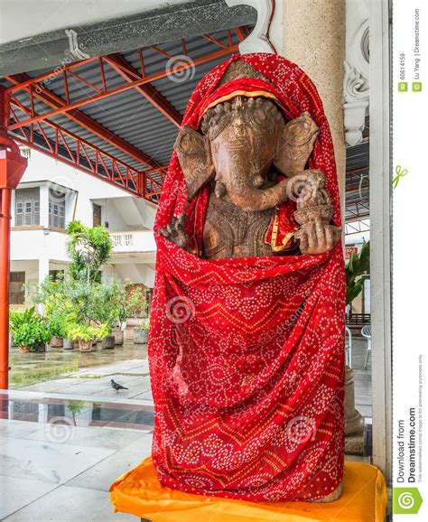 Ganesh In Hindu Temple Stock Image Image Of Religion 60614159