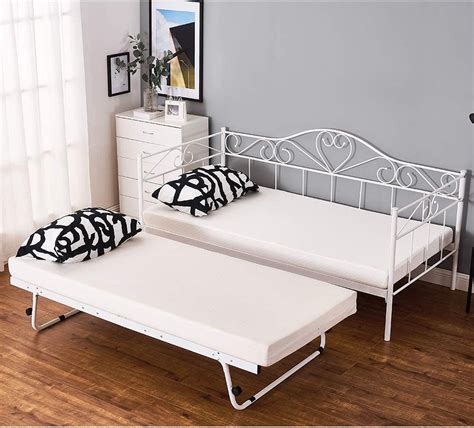 Panana Single Day Bed Metal Guest Bed Frame Sofa Bed With Pull Out My Xxx Hot Girl