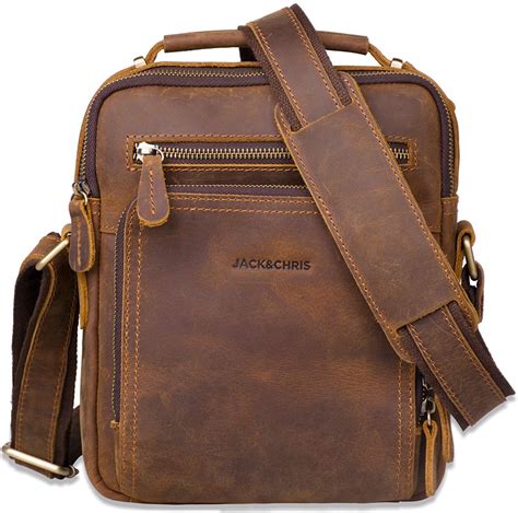 Leather Messenger Bag For Men Classic Brands Man Purse