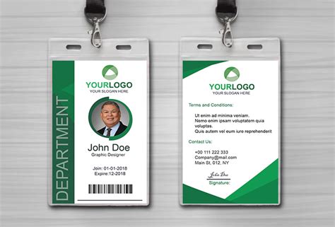 Free 49 Id Card Designs In Psd Vector Eps Ai Ms Word