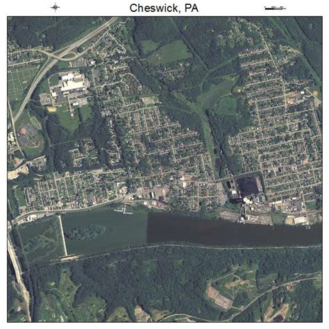 Aerial Photography Map Of Cheswick Pa Pennsylvania