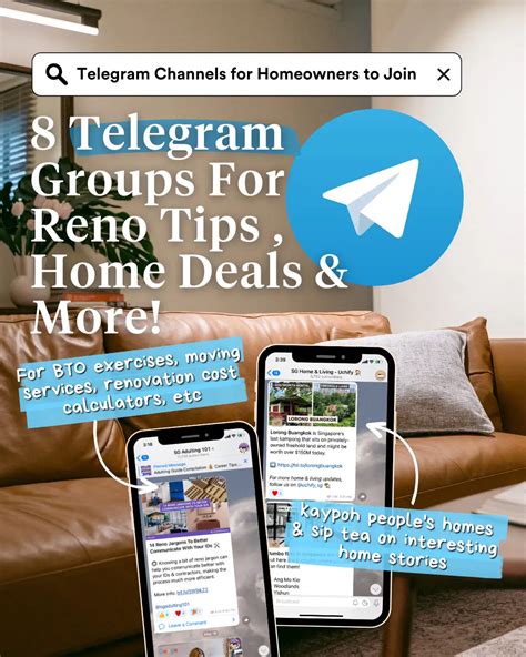 Ultimate Telegram Channels List For Homeowners แกลเลอรีที่โพสต์โดย