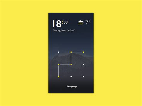 Android Lock Screen By Ghis On Dribbble
