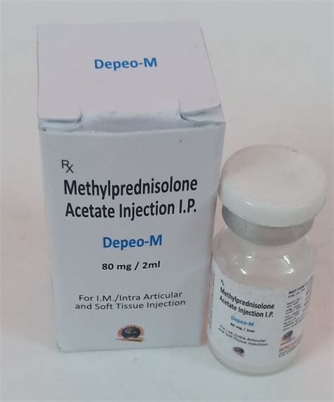 Methylprednisolone Acetate Injection I P For Clinical 80mg Rs 118