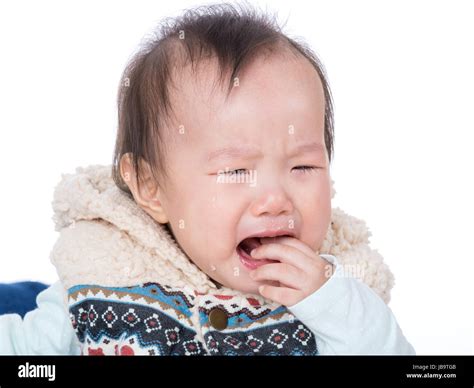 Aisa Baby Crying Stock Photo Alamy