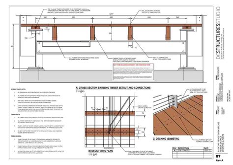 18m Nz Standard Footbridge With Steel Wire Drawing 07 Timber Deck