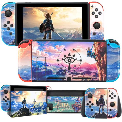 Nintendo Switch Console With Zelda Botw Town