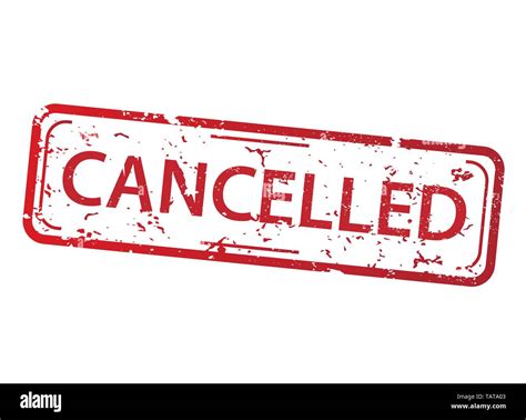 Cancelled Stamp Ink Red Hi Res Stock Photography And Images Alamy