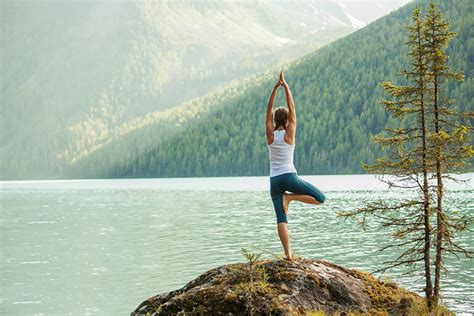 Woman Doing Yoga On Mountain Small Sunridge Farms