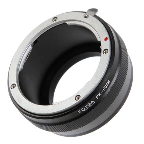 fotga adapter ring for pentax pk k lens to canon eos ef m m2 m3 m6 m10 m50 m100 mirrorless