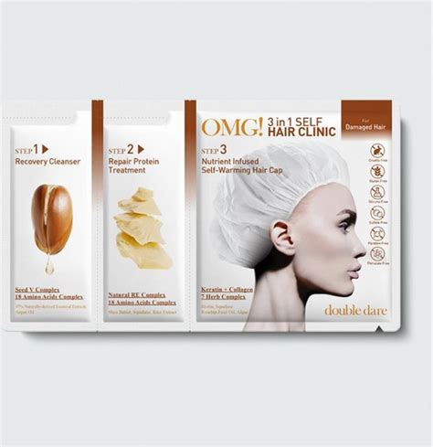 Double Dare Masker Omg Spa 3 In 1 Self Hair Clinic For Damaged Hair