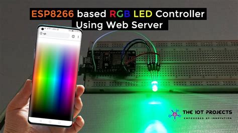 Esp8266 Based Rgb Led Controller Web Server Youtube