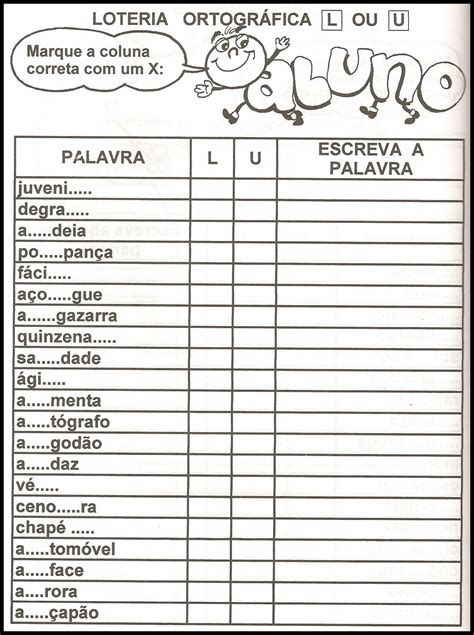 BLOG PROFESSOR ZEZINHO Exercícios de Ortografia