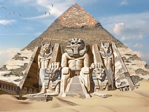 Temple Sand Gods Pyramid Mythology Egypt Iron Maiden Anubis