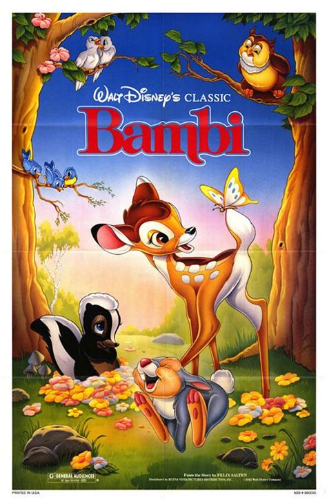 Bambi has to learn early that the lives of deer and of many of the other forest animals are not without their when thumper is laughing at bambi just after we meet flower, he rolls on his back and his. Bambi - Wikipedia