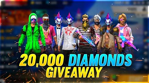 Free fire id giveaway for my subscriber подробнее. 20000 Diamond Giveaway Free Fire Live - Garena Free Fire ...